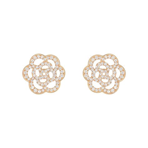 camelia crush chanel|Chanel camelia earrings.